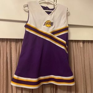 Los Angeles Lakers dress size 4T perfect for your basketball fan or cheerleader